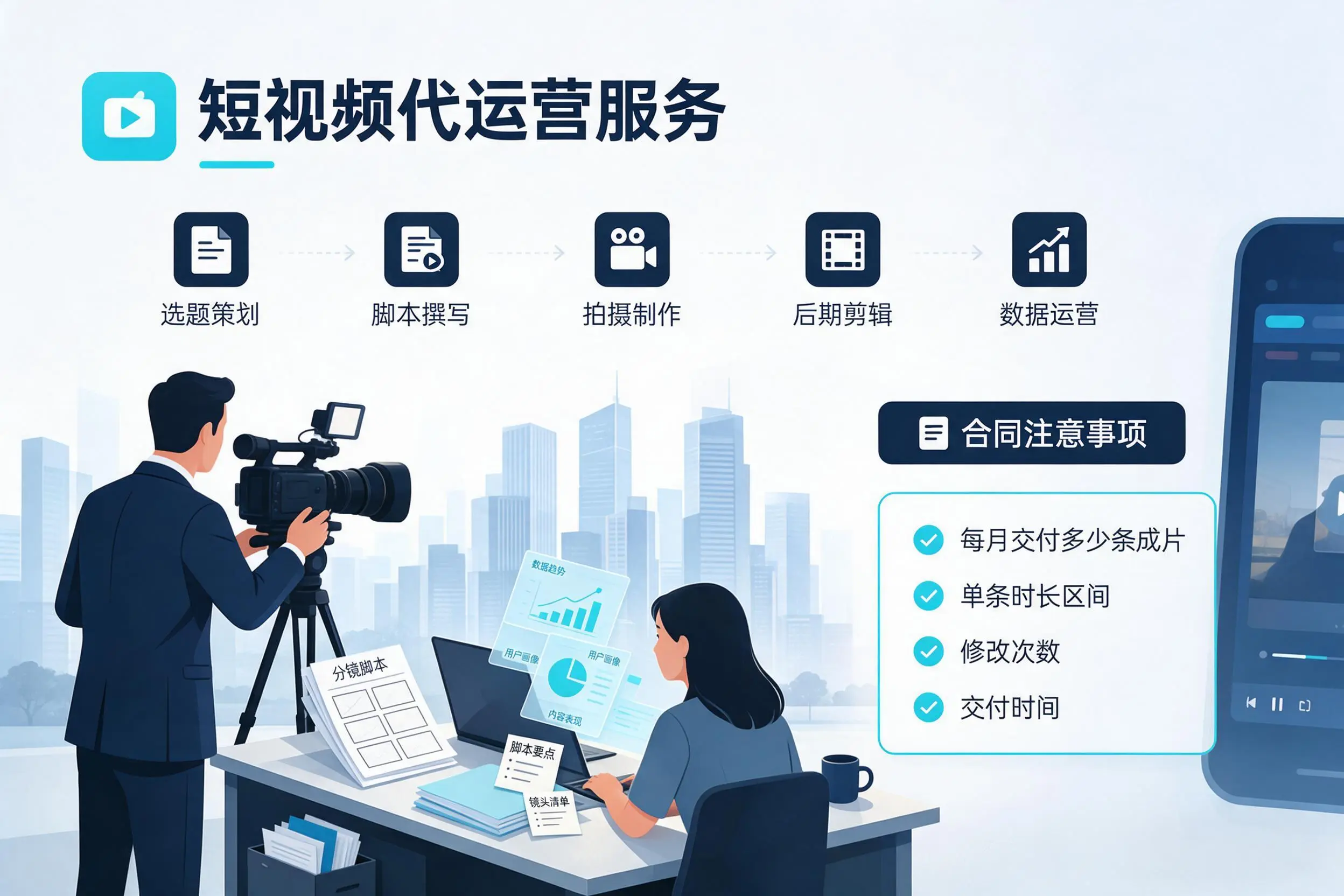 短视频代运营包含哪些服务？肇庆企业常见问题科普