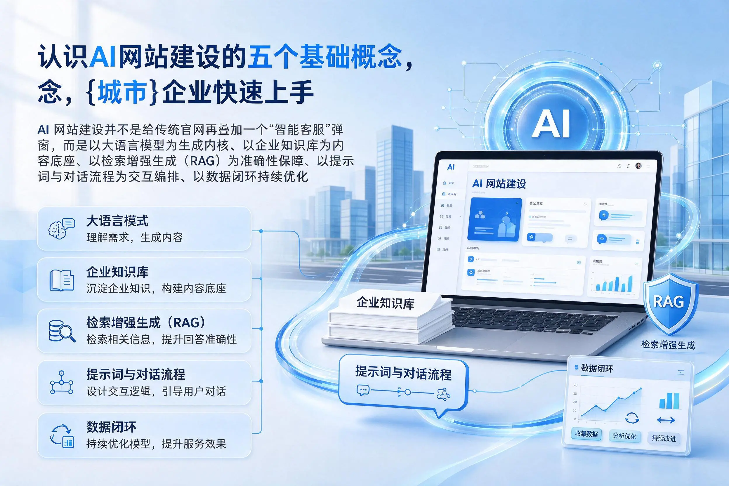认识AI网站建设的五个基础概念，肇庆企业快速上手