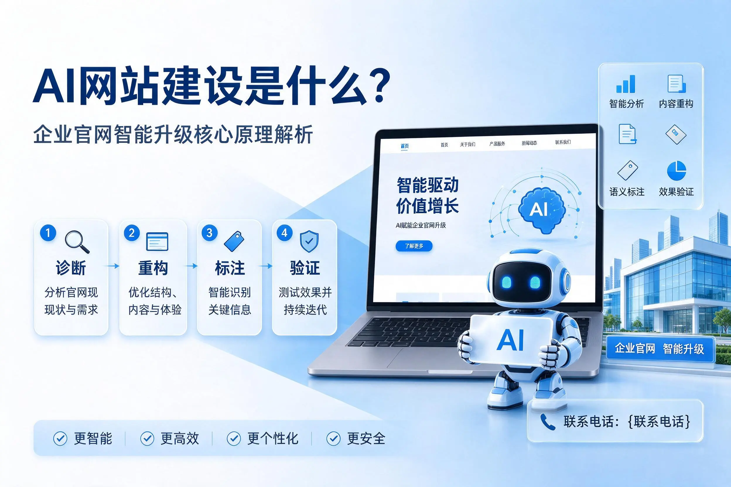 AI网站建设是什么?肇庆企业官网智能升级核心原理解析